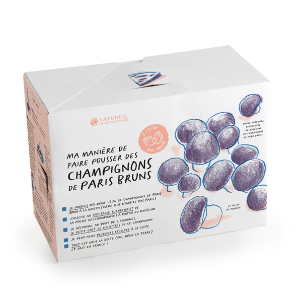 Kit de culture de champignons brun de Paris – Bakker.com
