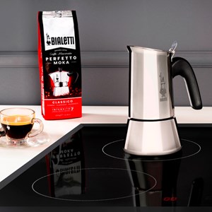 Cafetière à induction en inox