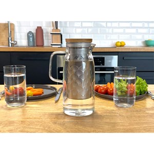 Carafe filtrante en verre AKUA