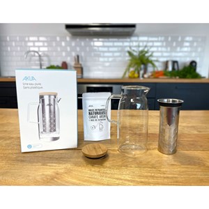 Carafe filtrante en verre AKUA