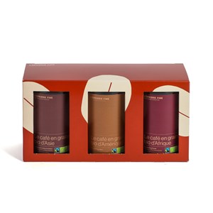 Coffret 3 cafés en grains bio