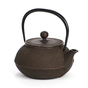 Théière japonaise en fonte brune