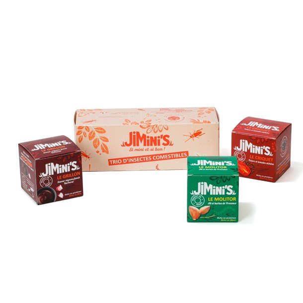 Jimini's - Coffret trio d'insectes comestibles