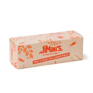 Coffret trio d'insectes comestibles