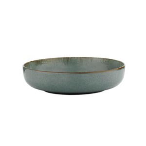 Assiette en porcelaine Lima Pétrole