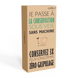 Kit conservation sous vide sans machine