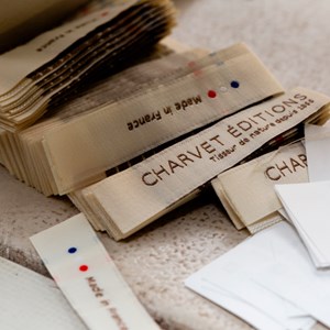 Torchon bistrot en lin Jaune