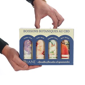 Coffret 4 thés glacés bio au CBD