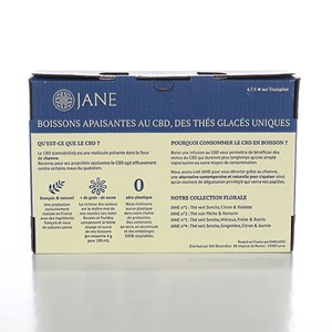 Coffret 4 thés glacés bio au CBD