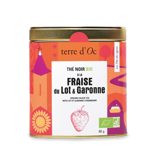 Nature & Découvertes - Thé noir bio fraise du Lot & Garonne