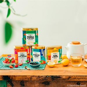 Thé noir bio fraise du Lot & Garonne