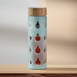 Bouteille verre double paroi avec filtre