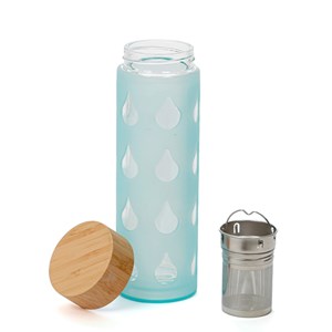 Bouteille verre double paroi avec filtre