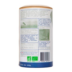 Protéines de chanvre bio en poudre