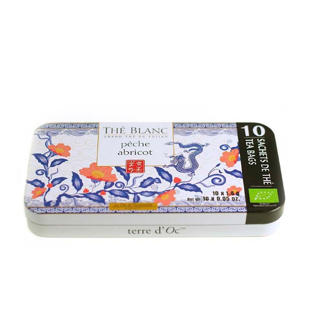 Thé blanc bio nomade pêche abricot