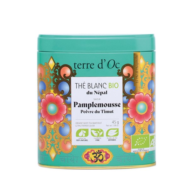 Nature & Découvertes - Thé blanc bio pamplemousse poivre Timut