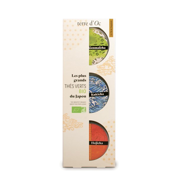 Nature & Découvertes - Coffret 3 thés verts bio du Japon