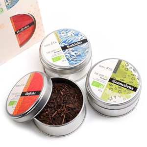 Coffret 3 thés verts bio du Japon