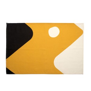 Torchon coton et lin Yosemite Noir