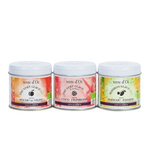 Trio de thés et rooibos glacés bio