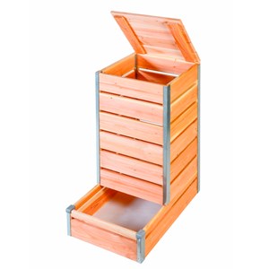 Composteur à accès direct en bois Petit modèle