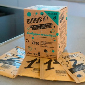 Coffret eau pétillante maison BUBBLe iT