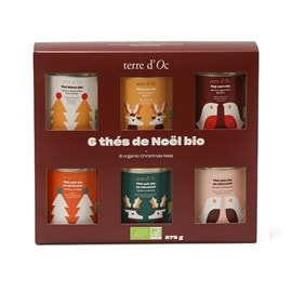 Coffret 6 thés de Noël bio