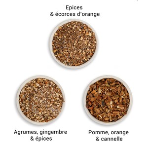 3 préparations bio pour vin chaud