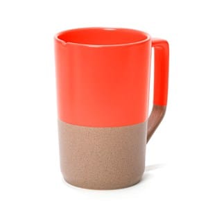 Mug bi-matière céramique et grès Corail