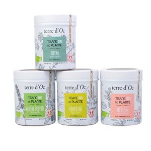 Tisane bio de plante - menthe poivrée