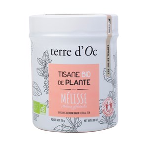 Tisane bio de plante - mélisse