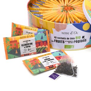 Coffret infusettes thés des régions bio