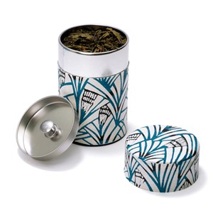 Boîte à thé métal et papier Washi 100g