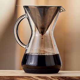 Cafetière en verre Gocciolare
