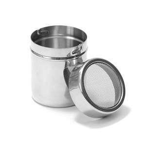 Coffret saupoudreuse et pochoirs à café