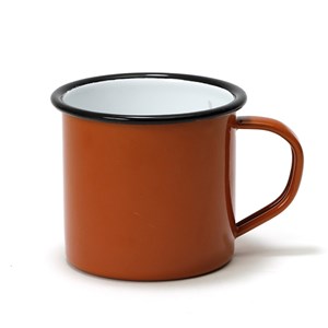 Mug émaillé Orange