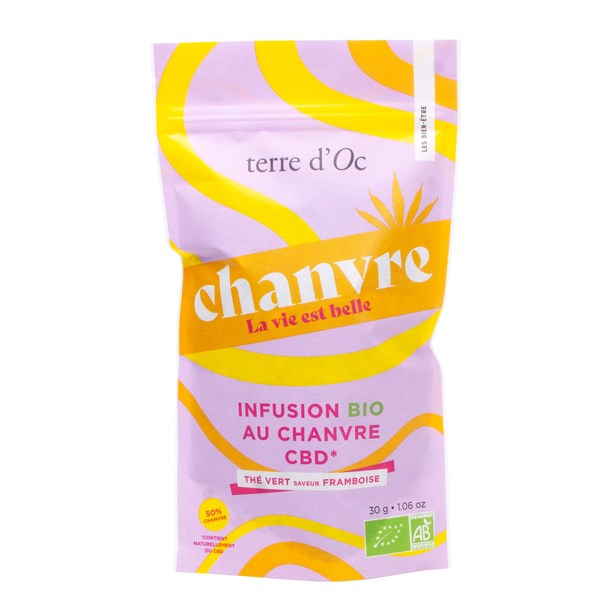 Infusion bio chanvre CBD La belle vie