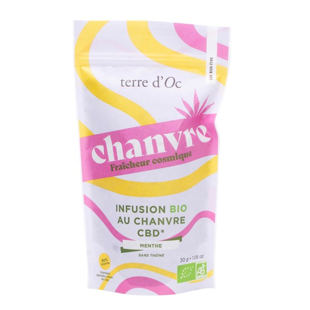 Infusion bio chanvre CBD Cosmique