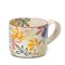 Mug fleuri en céramique Jaune
