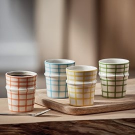 Coffret 4 mugs à café