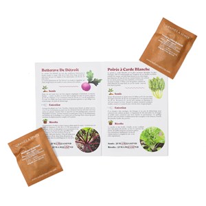 Coffret de graines 12 légumes insolites