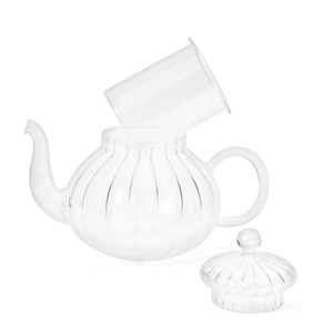 Coffret théière et sucrier citrouille