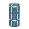 Boîte à thé motifs Bleu