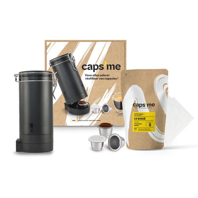 CAPS ME - Chargeur et capsules café réutilisables