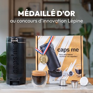 Chargeur et capsules café réutilisables