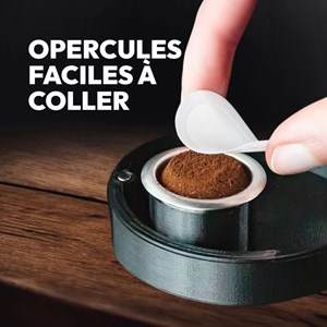 102 opercules compostables Caps'me