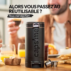Pack 3 capsules réutilisables Caps'me
