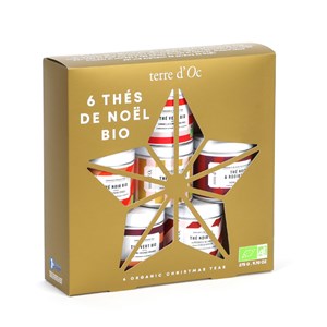 Coffret 6 thés de Noël bio
