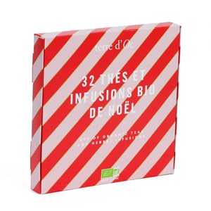 Coffret 32 thés et infusions bio Noël