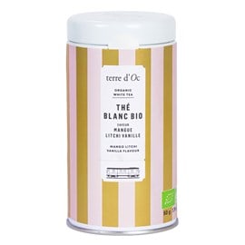 Thé blanc bio mangue litchi vanille